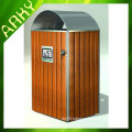 Garden Wooden Waste Bin